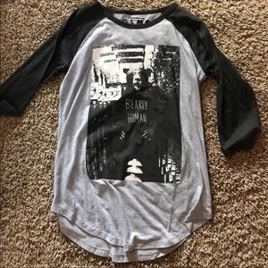 Glamour Kills Bearly Human Baseball Tee